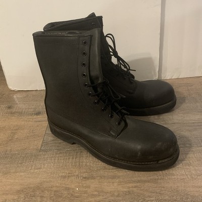 Addison Shoe Co Leather Steel Toe Combat Boots Men s 12R Vibram NWT s