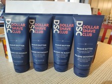 Dollar Shave Club Shave Butter Sensitive Skin Translucent 6oz 4-Tubes