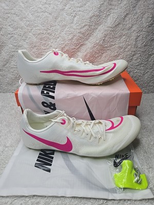 Nike JA Fly 4 White Sail Hyper Pink Light Track Spikes Size 14