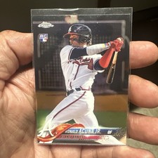 Ronald Acuna Jr. RC 2018 Topps Chrome #193 Atlanta Braves