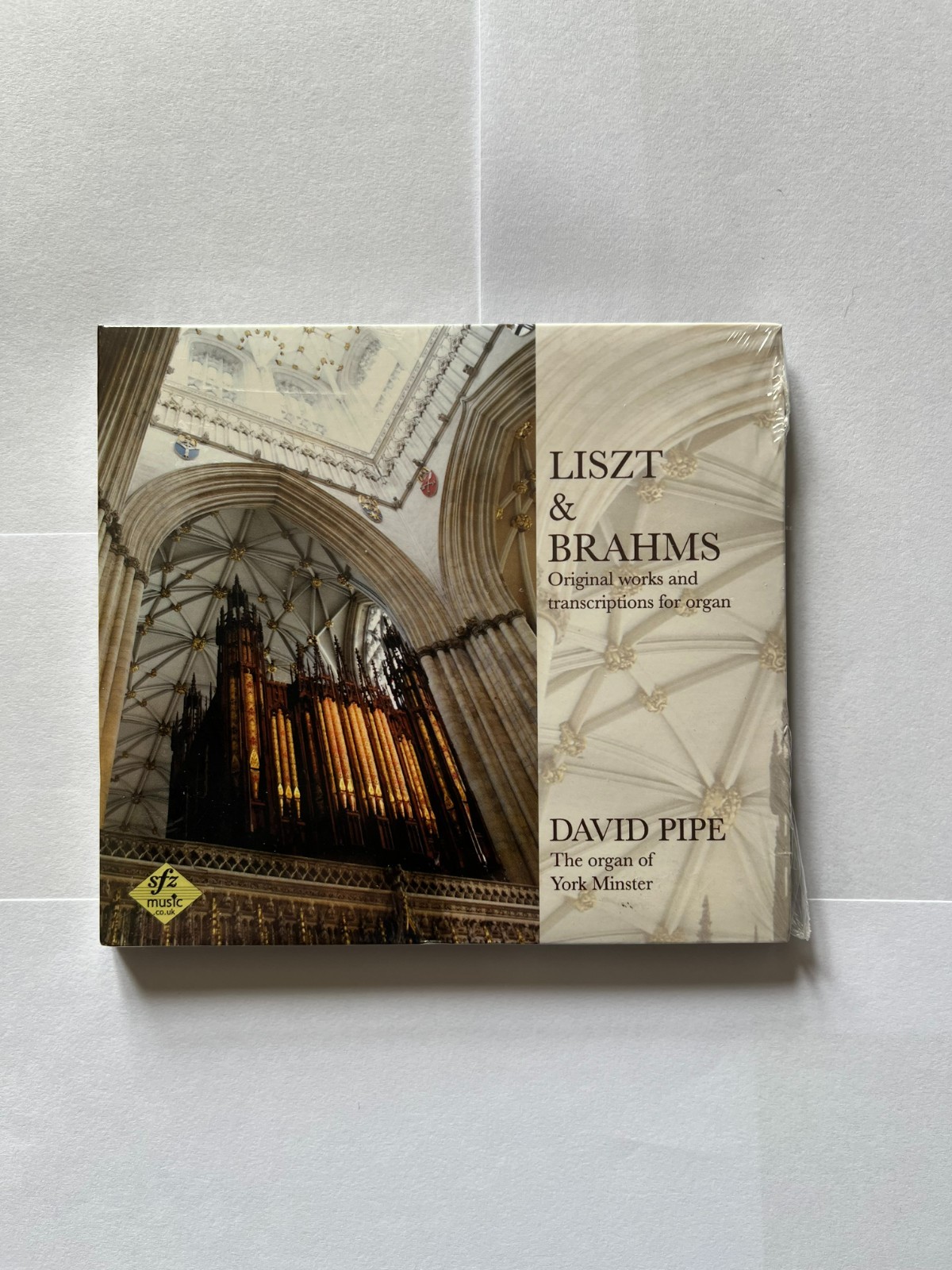 LISZT & BRAHMS: Original Works and Transcriptions for Organ CD NEW SEALED