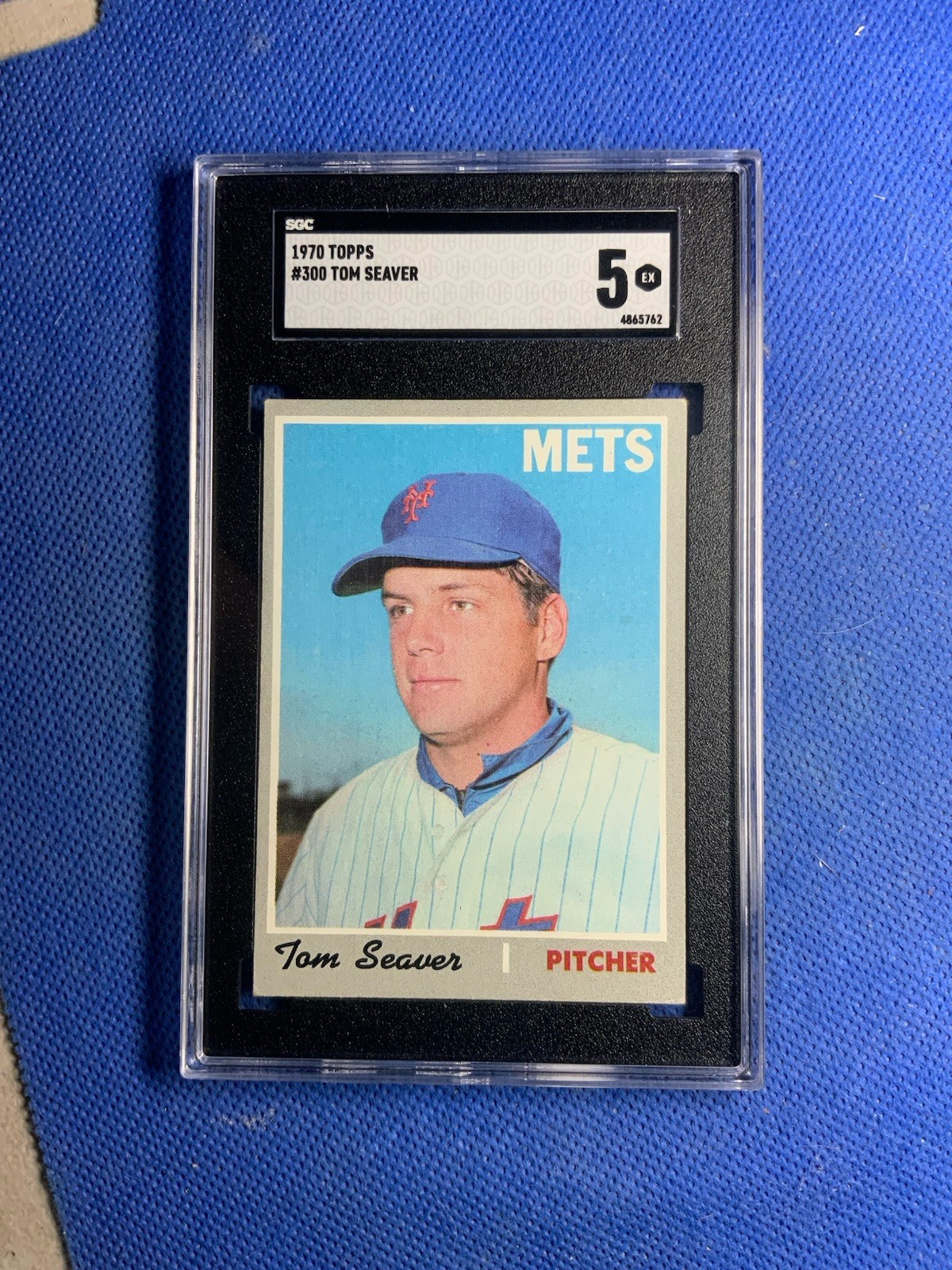 1970 Topps #300 Tom Seaver SGC 5 EX ~ New York Mets HOF