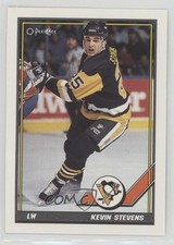 1991-92 O-Pee-Chee Kevin Stevens #421 09at