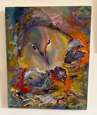 Our Nest, Original Oil Painting, Gallery Arts, by Van Ness