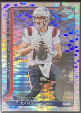 2025 Topps Chrome Pulsar Refractor Drake Maye #207 Mint 🔥🔥 Patriots.