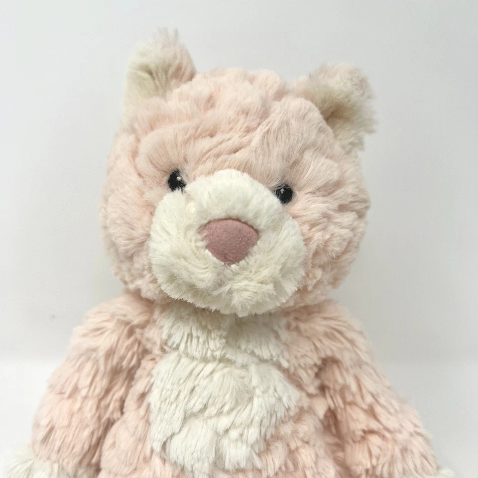 MARY MEYER Plush Cat Kitten Stuffed Toy Lovey 11” Light Pink White - Image 3 of 4