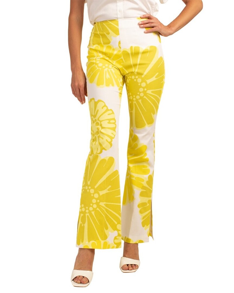 Trina Turk Womens Byrony Casual Comfort Fit Pant  