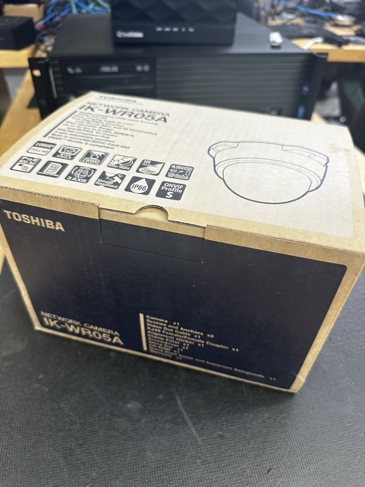 Toshiba IK-WD05A 2MP Network Mini Dome Camera with Night Vis