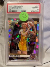 2024 Panini Prizm WNBA Ice #127 Cameron Brink RC Rookie Gem Mint PSA 10