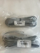 Allen Tel Products AT425 New Full Modular Line Cord, 25 ft Connectors Lot Of 2