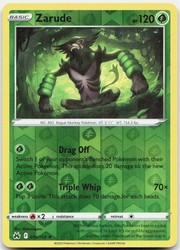 Zarude 016/159 Crown Zenith Reverse Holo Rare