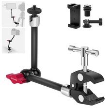 11" Articulating Magic Arm Super Crab Clamp Camera Mount DSLR Max 4.4lbs