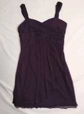David's Bridal Dress Girls Size 8 purple dress flower girl party bridesmaid ball