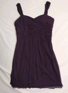 David's Bridal Dress Girls Size 8 purple dress flower girl party bridesmaid ball