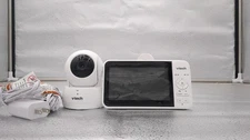 Vtech Vm924 Remote Pan-tilt-zoom Video Baby Monitor, 5" Lcd Screen, Up To 17 Hrs
