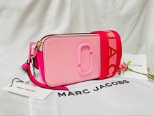 Marc Jacobs Snapshot Crossbody Camera Bag 961 Pink Rose Leder PVC Neu