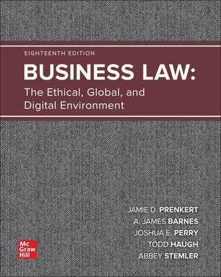 Loose Leaf for Business Law by Prenkert
