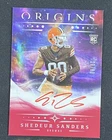 2025 Panini Origins Rookie Autograph Red Shedeur Sanders /99 Cleveland Browns JJ