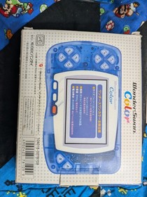 Bandai Wonderswan Color Crystal Blue CIB