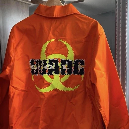 golf wang Tyler the creator biohazard orange jacket size large image 2
