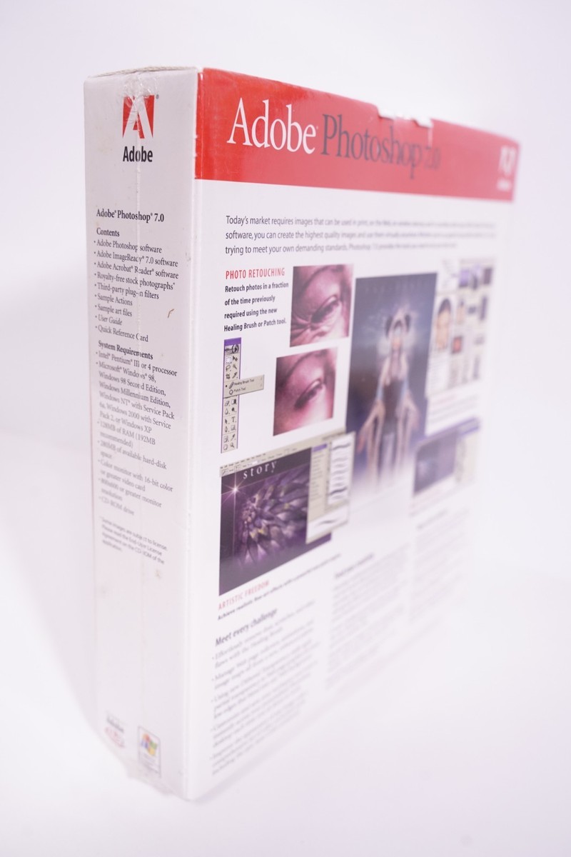 Adobe Photoshop 7.0 (Retail) (1 User/s) - Upgrade for Windows