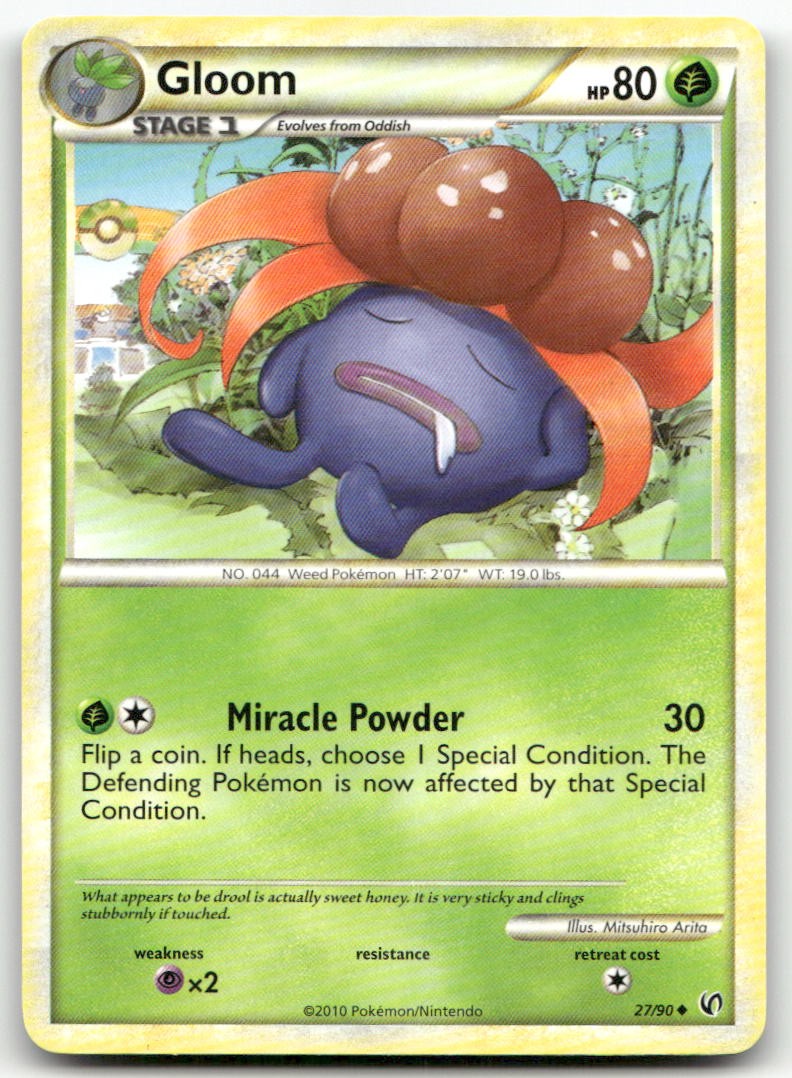 Gloom #27/90 (LP) Undaunted UD Pokemon