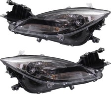 For 12-13 Mazda6 Front Halogen Headlight Headlamp Head Light Wbulb Set Pair For 12-13 Mazda6 Front Halogen Headlight Headlamp Head Light Wbulb Set Pair