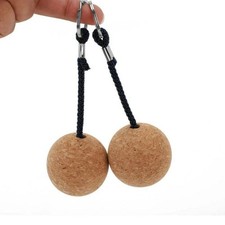 Round Floating Cork Keyring Ball 2pcs Accessories Ball Cork Equipement Key