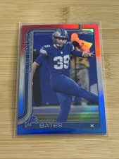 2025 Topps Chrome Jake Bates  Red White And Blue Refractor No 105