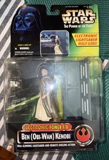 Star Wars The Power of the Force Electronic Power F X Obi-Wan Kenobi Action 1996