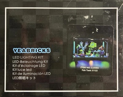 YEABRICKS LED Lighting Kit for LEGO Creator 3-in-1 Fish Tank (31122)