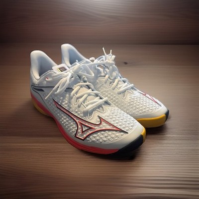Mizuno Wave Exceed Tour 6 AC - White Coral Citrus  61GA247060 Mens 9.5