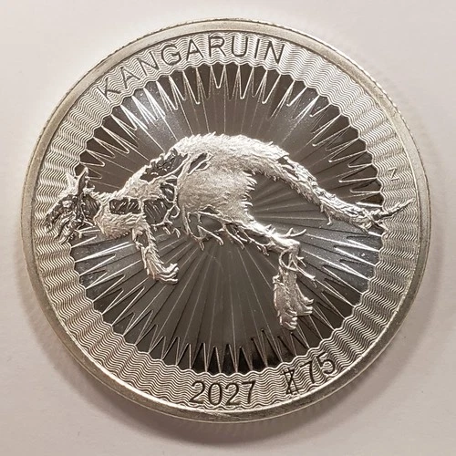 1 oz .999 Silver Round - 2027 Z75 Zombucks Kangaruin - BU - SKU-U2822