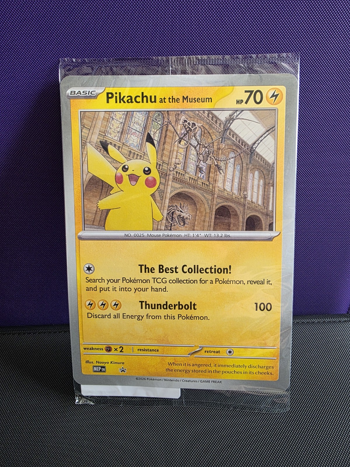 Pokémon Pikachu at the Museum 025 Promo Oversized English 2026