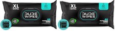 DUDE Wipes, 48 2 Pack  Flushable  Mint 48 Count Pack of 2 , White
