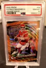 2025 Prizm Orange Wave /65 Patrick Mahomes ll POP 5 PSA 10