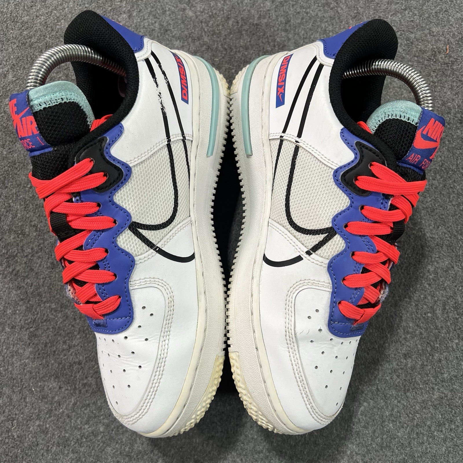 Nike Air Force 1 React DIMSIX White/Astronomy Blu… - image 4