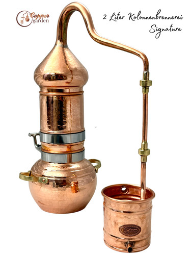 CopperGarden 2 Liter Kolonnenbrennerei SIGNATURE | Aroma-Destille ätherische Öle