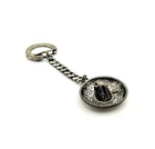 Vintage 925 Sterling Silver Mexico Sombrero Key Chain Ring
