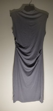 Old Navy Blue/Grey Sleeveless Long Tight Neck Dress Size Petite Small