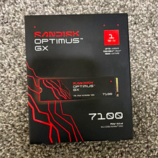 SanDisk Optimus GX 7100 1TB NVMe PCIe 4.0 x4 M.2 2280 SSD 7250MB/s