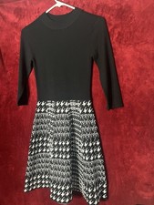 Black And White Girl A Line Dress