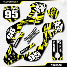 Bumble Bee Fierce Graphics Sticker Kit fits Suzuki RM65 RM 65 01-22 Decals