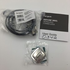 Targus DEFCON ASP66GLX-S Trapezoid Serialized Combo Cable Lock