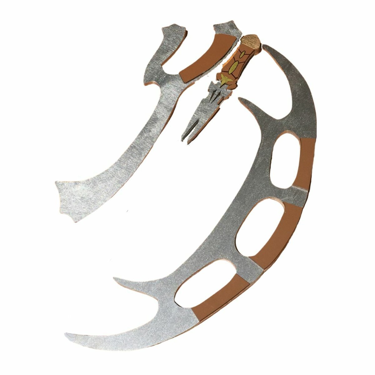 Star Trek Klingon Bat'leth, Mek'Leth and Dak'Tang Dagger Cosplay