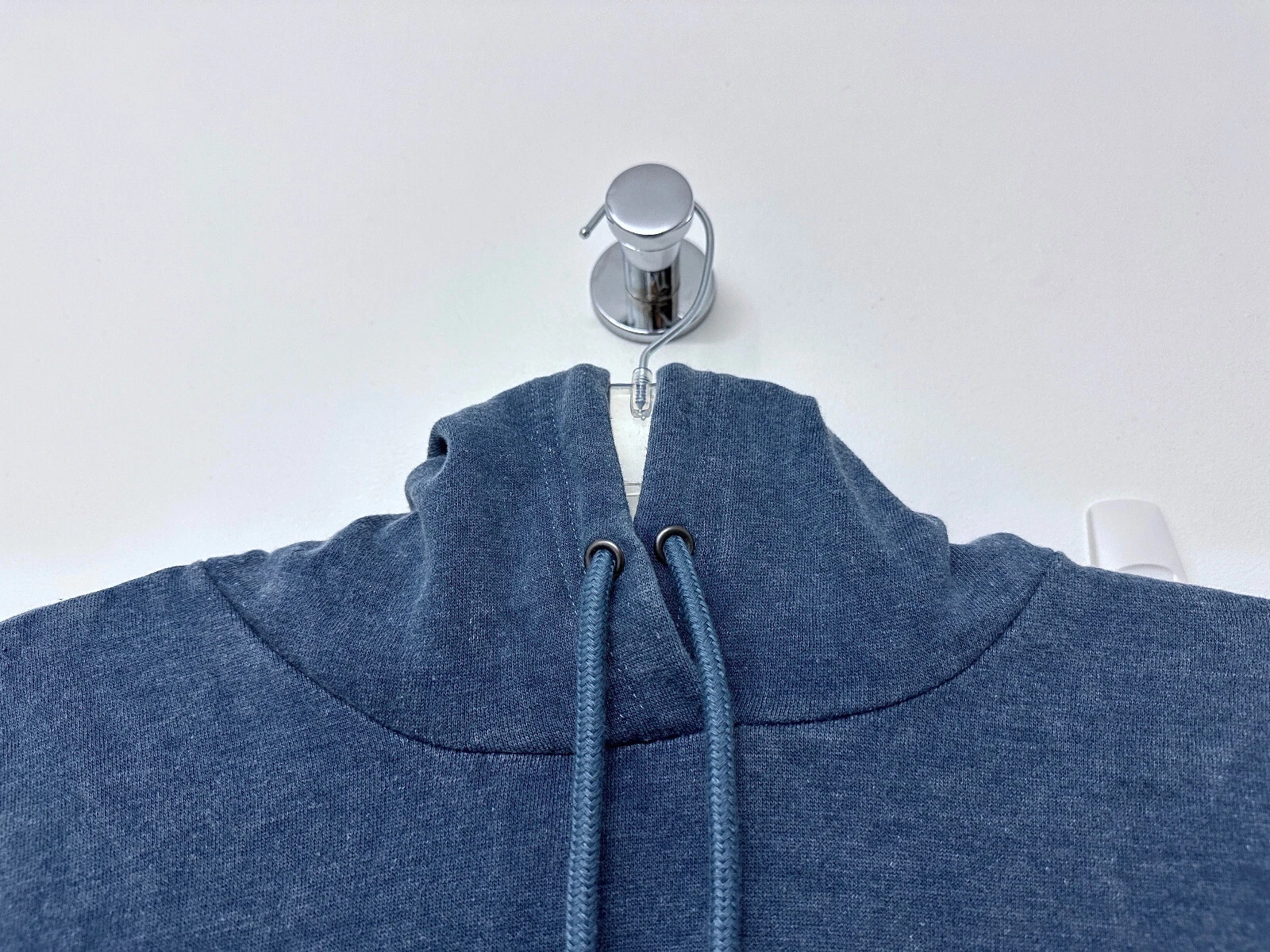 VETEMENTS Felpa con cappuccio 90 gradi by Reflex pile cropped blu pullover cappuccio XS