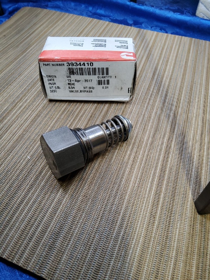 Cummins VALVE, BYPASS 3934410 OEM DIESEL ENGINE Part | eBay