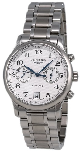 Longines Master Collezione Automatico Cronografo Orologio Da Uomo IN  Acciaio | eBay