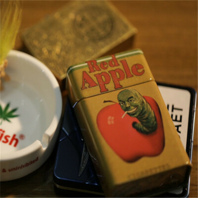 quentin tarantino cigarettes Red Apple Cigarette Case 20 pieces Quentin Tarantino Pulp Fiction  Personalized