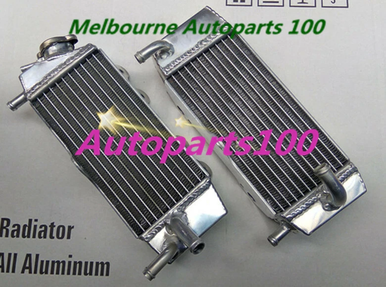 Radiador de alumínio YZ250F 2001-2005 / WR250F 2001-2006 para Yamaha + mangueira azul - Imagem 3 de 4